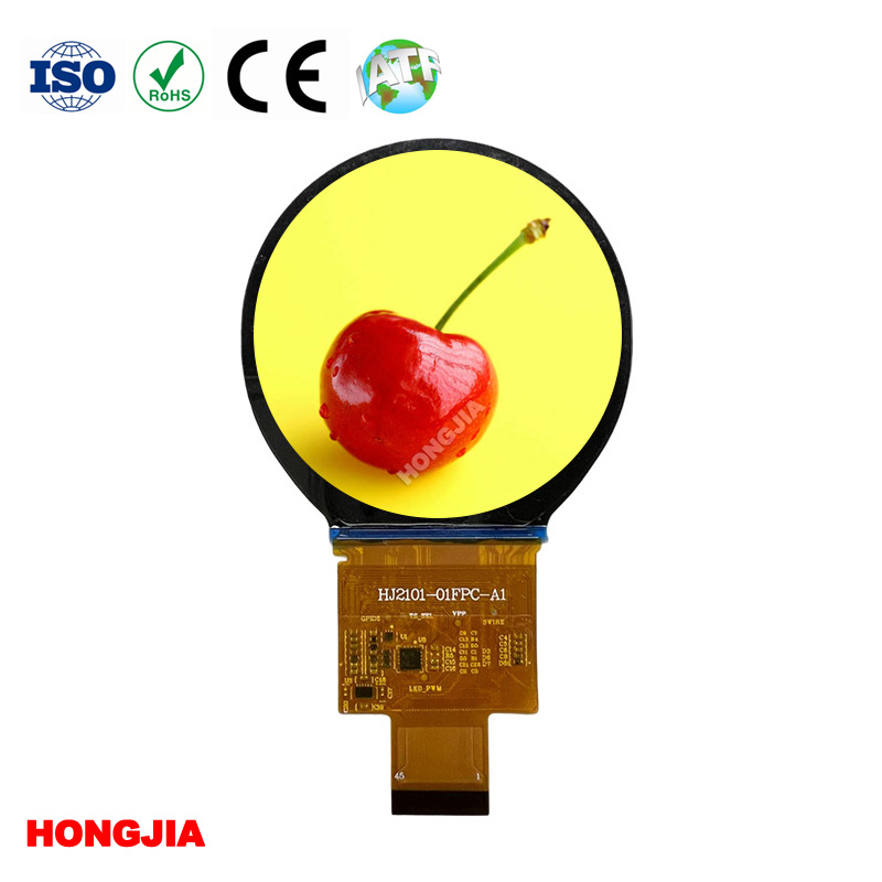 2,1 hüvelykes Incell Round LCD 480*480 QSPI/SPI/MCU