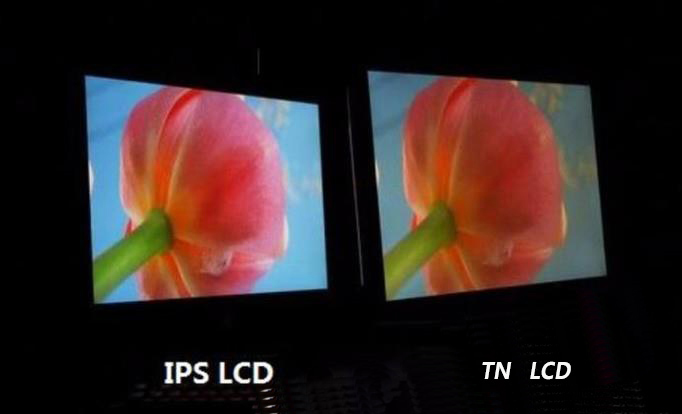 Hogyan lehet megkülönböztetni a TN LCD képernyőket az IPS LCD képernyőktől