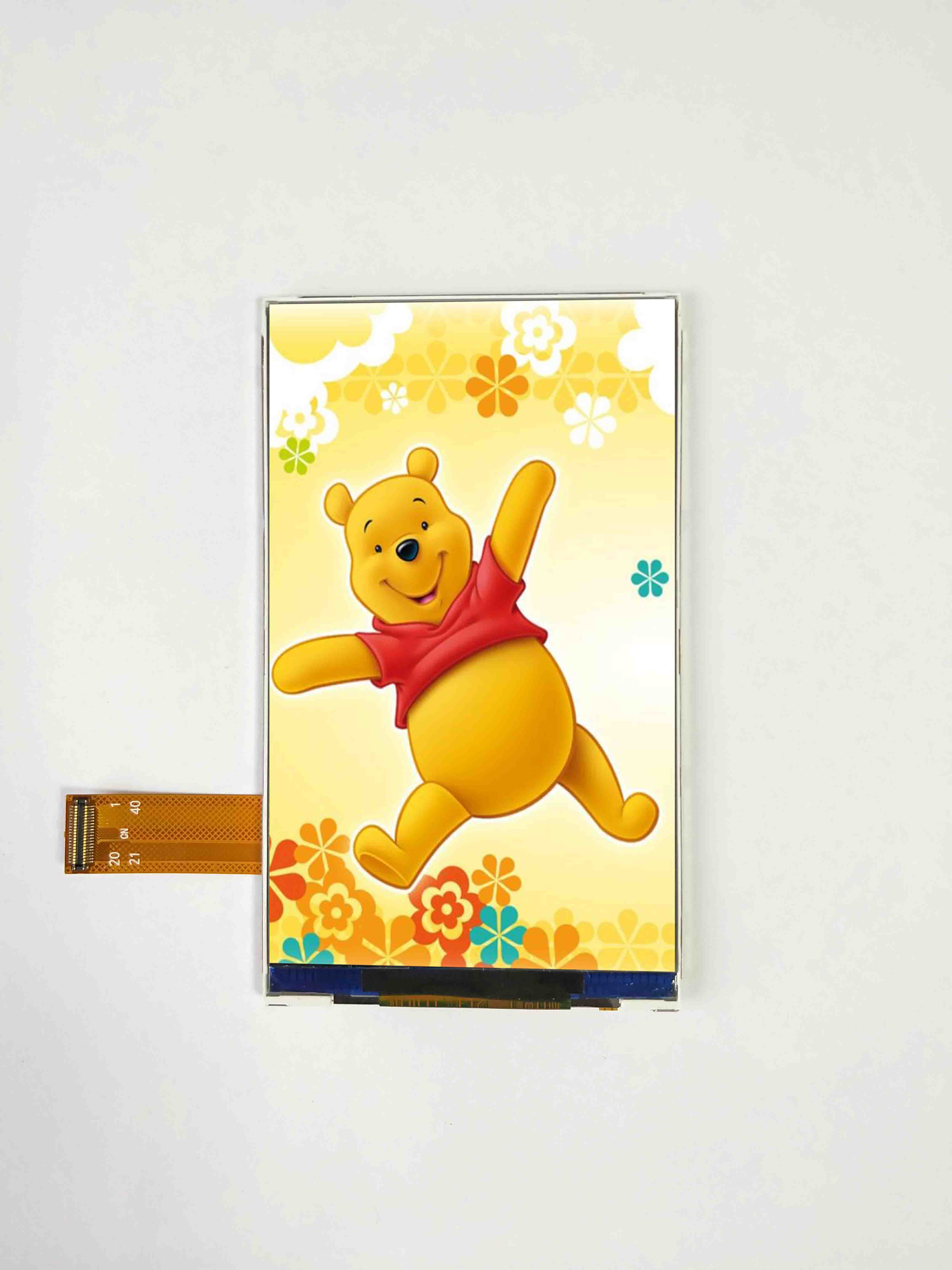 3,97 hüvelykes Incell LCD 480*800 felbontással és SPI/MCU interfész támogatással