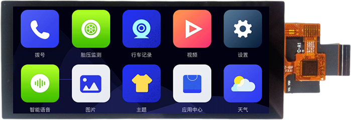 A 3,99 hüvelykes, 400*960 felbontású, hosszú csíkos LCD-képernyő alkalmazási lehetőségei az elektronikai termékekben