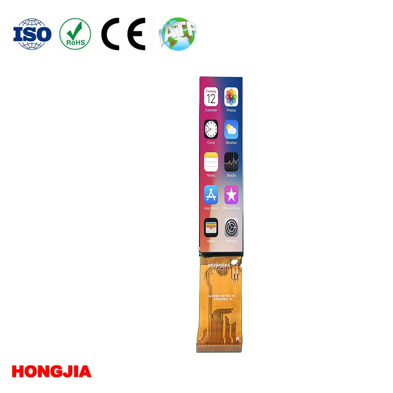 2,88 hüvelykes bár típusú LCD (120x640) érintőképernyővel, SPI/MCU interfésszel és mikrokontroller támogatással