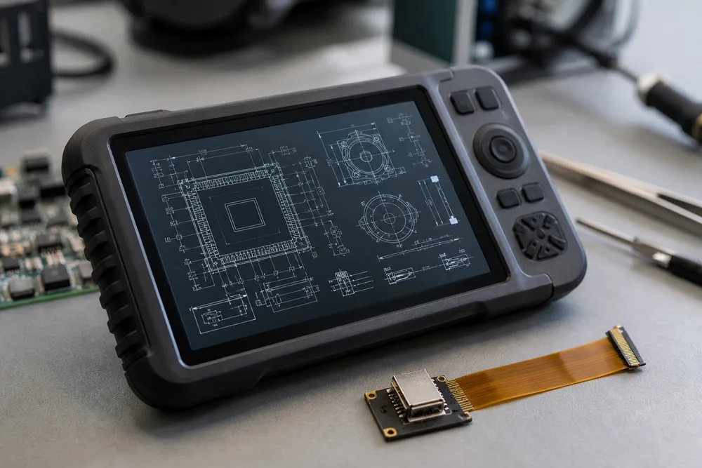 2026-os 3,17 hüvelykes IPS TFT LCD-modul: 1024×768 MIPI-kijelző választás kompakt berendezésekhez