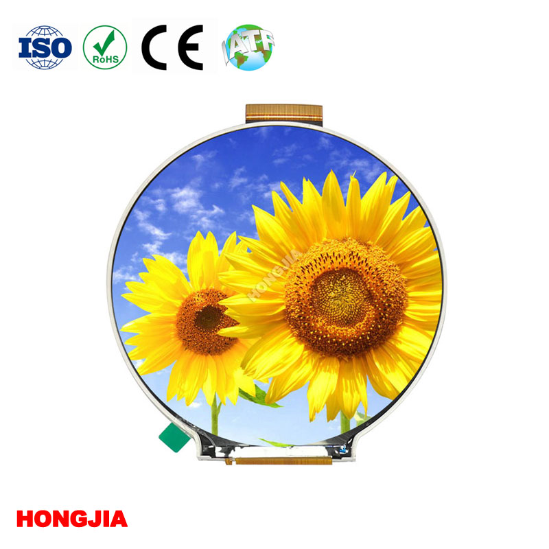 4,0 hüvelykes kerek LCD