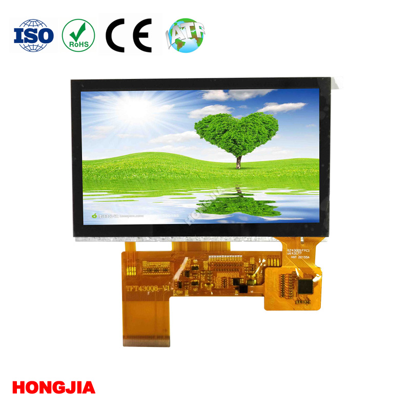 4,3 hüvelykes érintőképernyős LCD modul 800*480